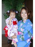 ママとウキウキ浴衣でお出かけ