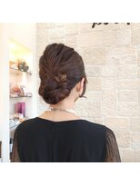 ヴァン カウンシル 川口店(VAN COUNCIL)&nbsp;パーティーアレンジ　シニヨンスタイル