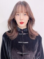 アイティー バイ アルバム 浦和店(IT by ALBUM)&nbsp;ワンホンヘアミディアムロング_チョコレートプリカール_9127