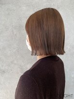 アーサス ヘアー デザイン 鎌取店(Ursus hair Design by HEADLIGHT) ベージュ×切りっぱなしボブ_807S1524