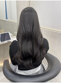 小顔レイヤー韓国ヘア　韓国風ヘア　レイヤーカット　福岡美容室