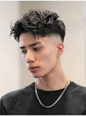 大人メンズスパイキーベリーショート～スキンフェードを添えて～