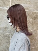 グリッター(GRITTERs)&nbsp;顔周りレイヤー×ピンクアッシュ