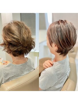 ピエタス ヘアーアンドスパ(PIETAS Hair&Spa) お客さま　before after
