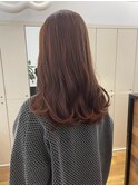 ブリーチなしオレンジヘア