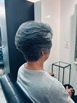 ソーホープレミアム(SOHOpremium) グレイヘアショート×白髪染め@30代@40代@50代@60代