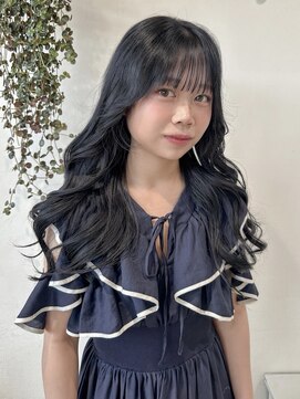 ゼスト 中野店(ZEST) 【ZEST中野/chihiro】韓国暗髪♪透け感ブルーブラック