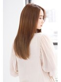 【Totia本通】大人ストレート×ミルクティーベージュ