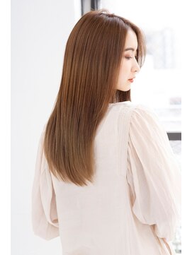 トティア 本通(Totia) 【Totia本通】大人ストレート×ミルクティーベージュ