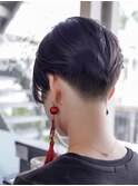 【SHARON原宿】×グラデーション刈り上げハンサムショート