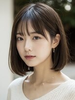 ケンジ 洋光台(KENJE)&nbsp;大人丸みボブ【スタイリスト桂口】