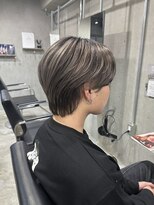 ラック(LUCK)&nbsp;ハンサムショート/アッシュグレージュ/バレイヤージュ/船橋