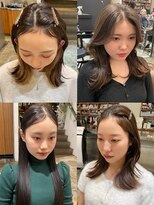 ノラ ヘアーサロン(NORA HAIR SALON) 【akane】チャンモリパーマうぶ毛パーマ韓国顔周りおくれ毛