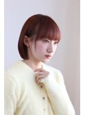 【目黒不動前美容室】ブラウンカラーボブ