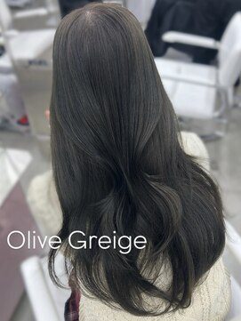 エヌアイ オモテサンドウ(ni omotesando) 人気のオリーブカラー♪ 暗めオリーブグレージュ 透明感カラー