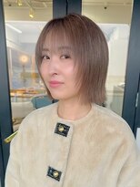 フィルム(FiLMs) 白髪ぼかしカラー/マロンベージュ/くびれショート