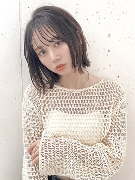 ビーチ(BEACH) 大人ガーリー 似合わせカット ミディアムレイヤーカット 韓国