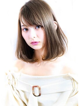 ルーヴル 西宮北口(Louvre) ボブ・グレーベージュ・ミディアムボブ・髪質改善