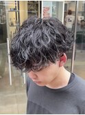 波巻きパーマメンズマッシュ　【下北沢/men's/メンズパーマ】