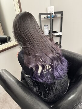 ポノ(po_no) グラデーション/ラベンダー