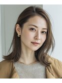 【外ハネミディアムレイヤー】カット&カラーはお任せください♪