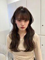 アスター 天神大名店(Aster) 小顔に見えるトレンドヘア/黒髪/オリーブグレー/ココアベージュ