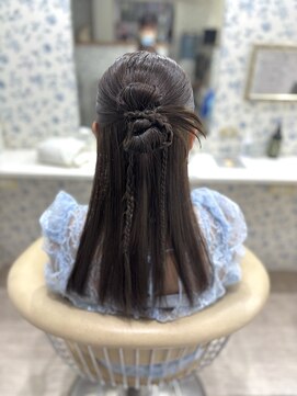 サクララ(Sakura la) カチモリハーフアップ/参列ヘア/結婚式ヘア/二次会ヘア