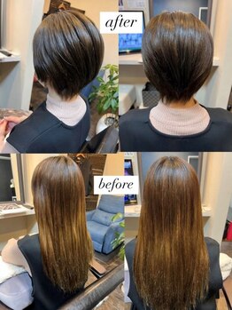 ケープラス(Kplus)の写真/丁寧なカウンセリングと、高い技術力であなたの理想を叶えます。小顔魅せで、大人可愛いスタイルをお届け♪