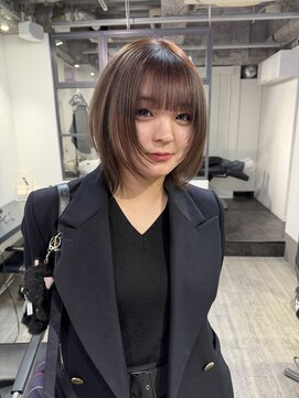 グロウ 渋谷西口(grow) モカブラウンミルクティーグレージュシアベージュ透明感カラー