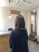 クリック(Click) ミルクティーブロンド/ダークブルー/デジタルパーマ/小倉