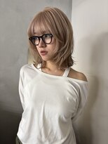 シーンヨコハマ 横浜店(SCENE yokohama)&nbsp;レイヤーカット/ミルクティー