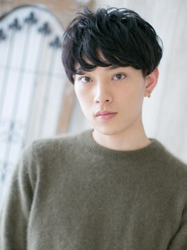 トニーアンドガイメン ホテル京阪仙台店(TONI&GUY MEN) ナチュラルなゆるふわ巻き春パーマ刈り上げマッシュf仙台