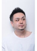 アップバングショート　下山門