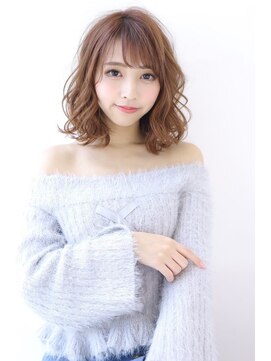 オーロ 緑地公園店(ORO) ローライトココアブラウン大人かわいいゆるふわシアーカラーロブ