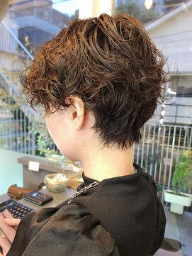 シャロン(SHARON) 【SHARON原宿】ショートパーマ×襟足パーマ