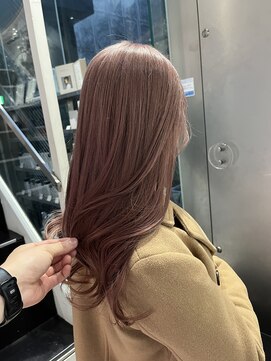 シェリ ヘアデザイン(CHERIE hair design) 福岡 ブリーチ ベージュ グレージュ ダブルカラー ハイライト