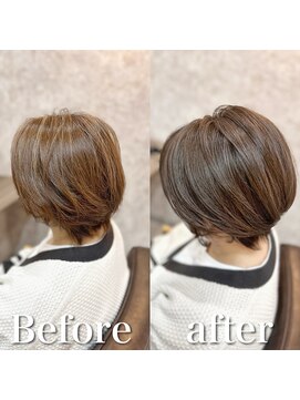 ファン 竹ノ塚店(F.U.N) 白髪キレイにマイナス10歳(ショート)白髪ぼかし