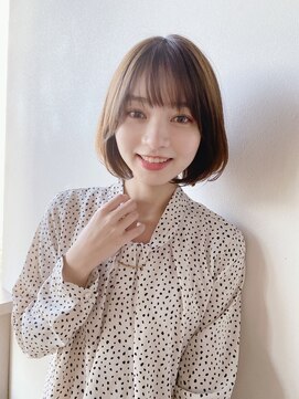 エレノア 新宿新南口(Eleanor) 内巻きワンカールで出来る大人カジュアルボブ☆