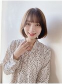 内巻きワンカールで出来る大人カジュアルボブ☆