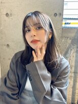 バランス 天王寺店(Balance)&nbsp;くびレイヤーグレージュふんわりカール艶髪アッシュ