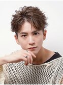 【alpha 新宿】センターパート×リバースパーマ