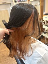 ブランシェ 小牧店(BRANCHE)&nbsp;インナーカラーペールオレンジ〔西尾〕