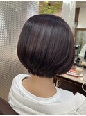 暗め艶髪ピンク系
