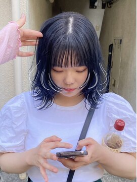 パークレーン アイス イヴェン(park lane ICI yeven) ブルーブラック/ブルー/レイヤー/ウルフ