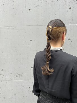 スカイ 本店(SKY) zuru_ポニーテール編み込みアレンジ