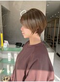 ショートヘア/ハイライトヘア