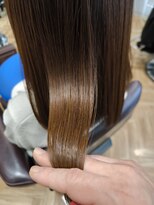 オラ ボーテ(Aura Beaute)&nbsp;酸熱トリートメントアンバートパーズブラウンセミロング