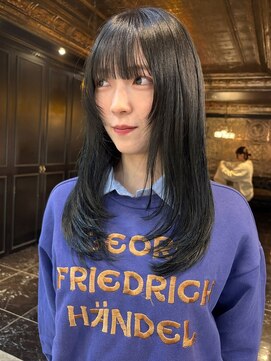 グリーン 表参道(green) ロングレイヤー/ミディアムレイヤー/オリーブ