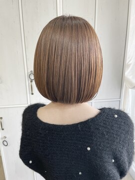 ヘアーサロン リベット(hair salon Libett) #髪質改善メテオ、グレージュボブ
