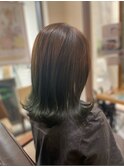 20代30代40代小顔ウルフレイヤー大人可愛いボブ